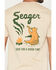 Image #4 - Seager Men's Smokey Short Sleeve Graphic T-Shirt, Cream, hi-res