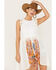 Image #2 - Miss Me Women's Ditzy Floral Crochet Lace Vest, Multi, hi-res
