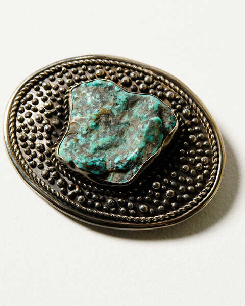 Image #3 - Paige Wallace Women's Oval Turquoise Buckle, Turquoise, hi-res