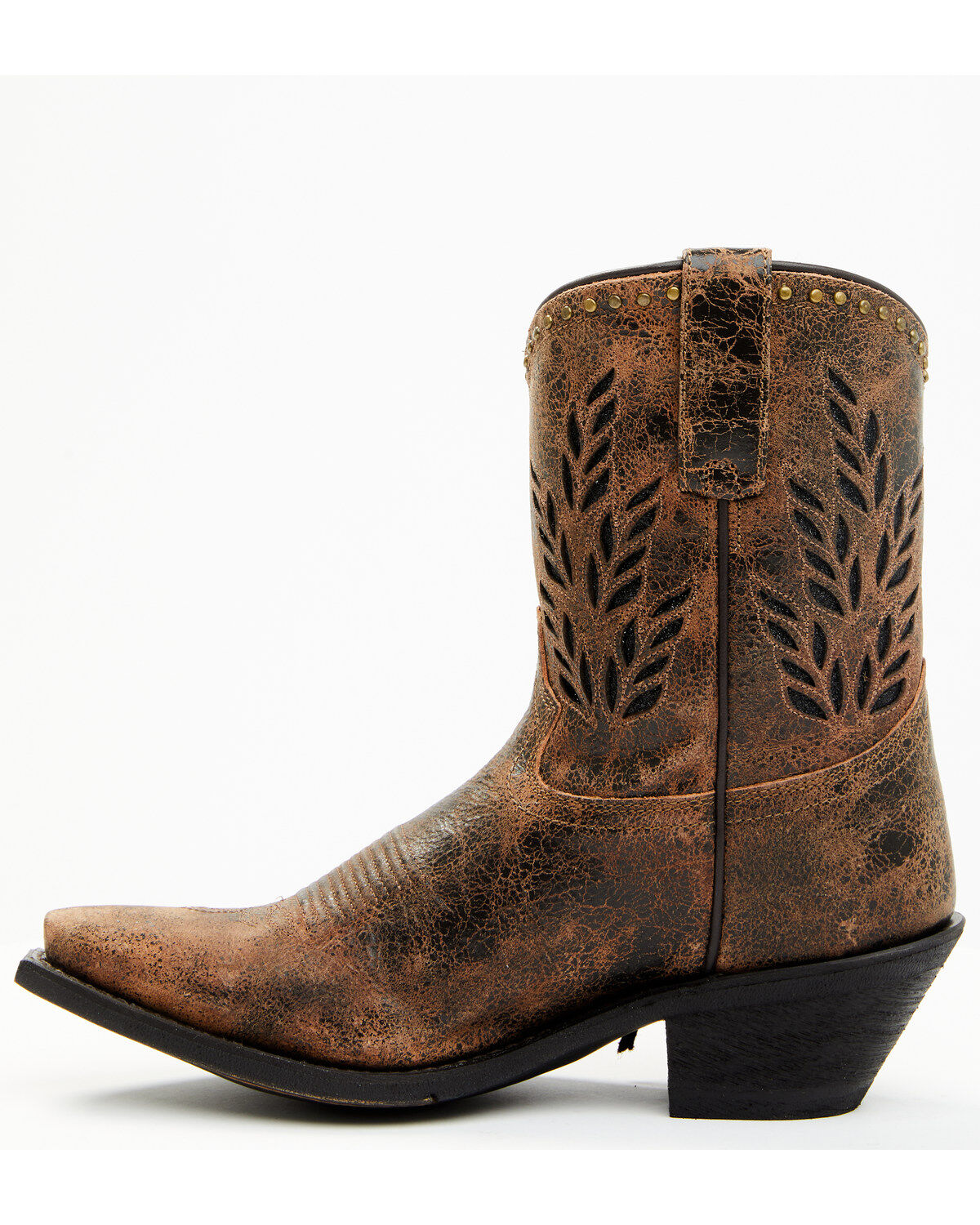 Product Name:  Laredo Women's Sweet Water Inlay Western Fashion Booties - Snip Toe