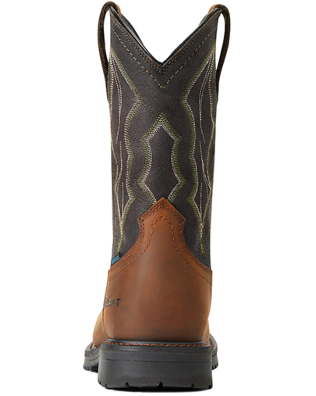 Image #3 - Ariat Men's Rigtek H20 Distressed Waterproof Work Boots - Composite Toe, Brown, hi-res