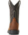 Image #3 - Ariat Men's Rigtek H20 Distressed Waterproof Work Boots - Composite Toe, Brown, hi-res