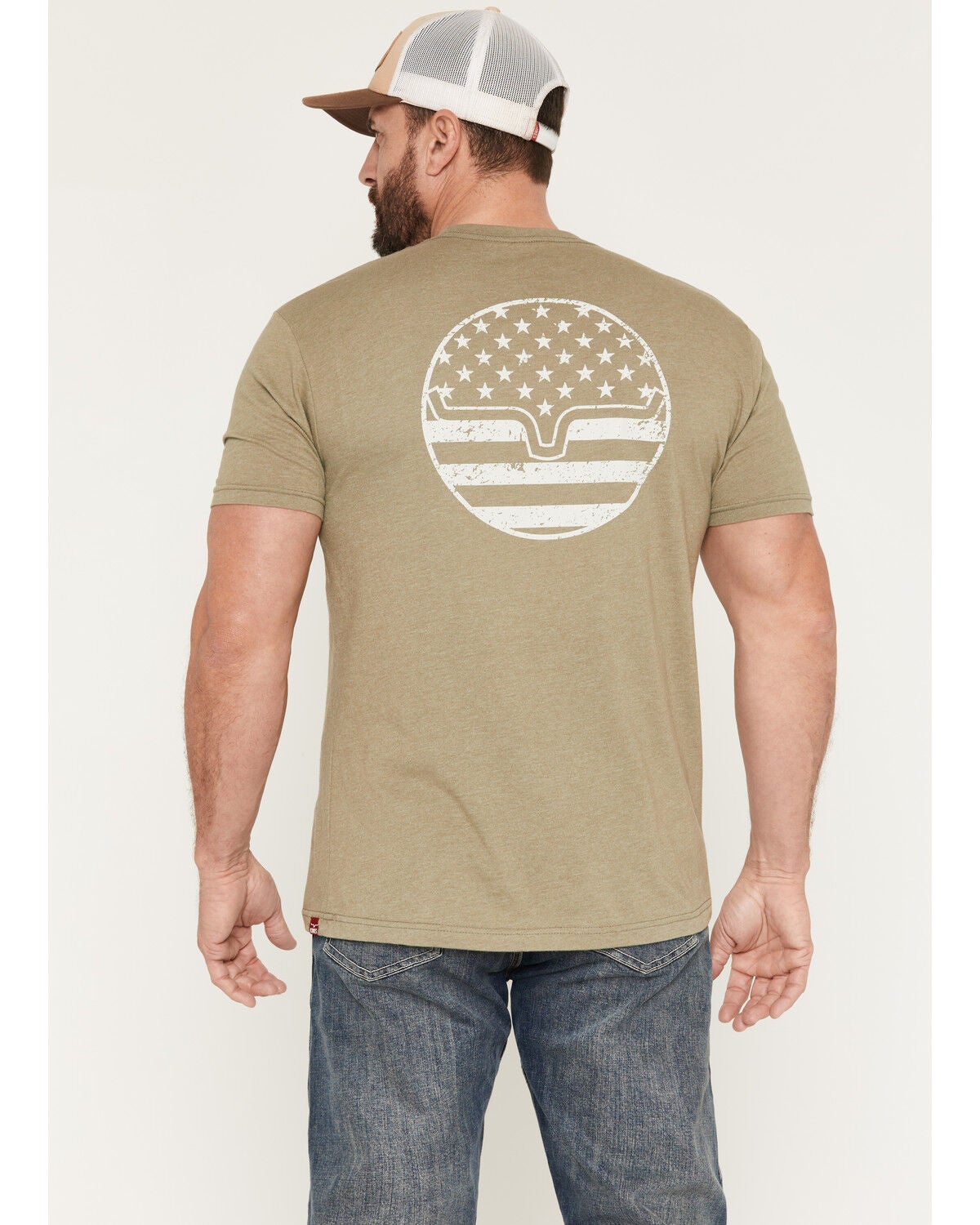 Image #1 - Kimes Ranch Men's Bullseye Short Sleeve Graphic T-Shirt, Olive, hi-res