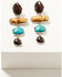 Image #1 - Shyanne Women's Frontier Antique Multi-Layered Stone Earrings, Silver, hi-res