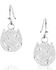 Image #2 - Montana Silversmiths Women's Gold & Turquoise Set In Stone Earrings, Black, hi-res