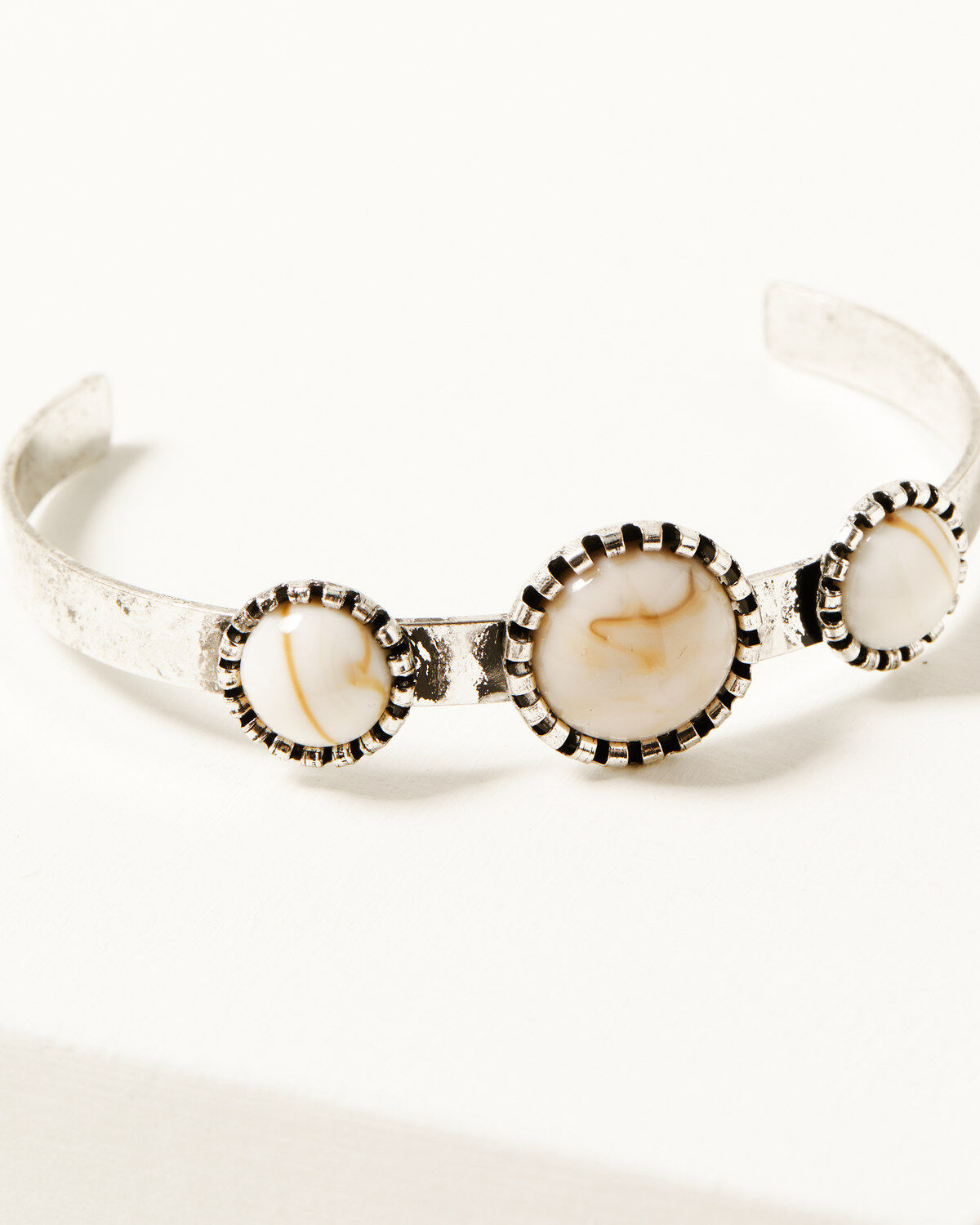Image #2 - Shyanne Women's Natural Stone Mixed Media Bracelet Set - 4 Piece, Natural, hi-res