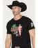Image #2 - Red Dirt Hat Men's Pit Stop Short Sleeve Graphic T-Shirt, Black, hi-res