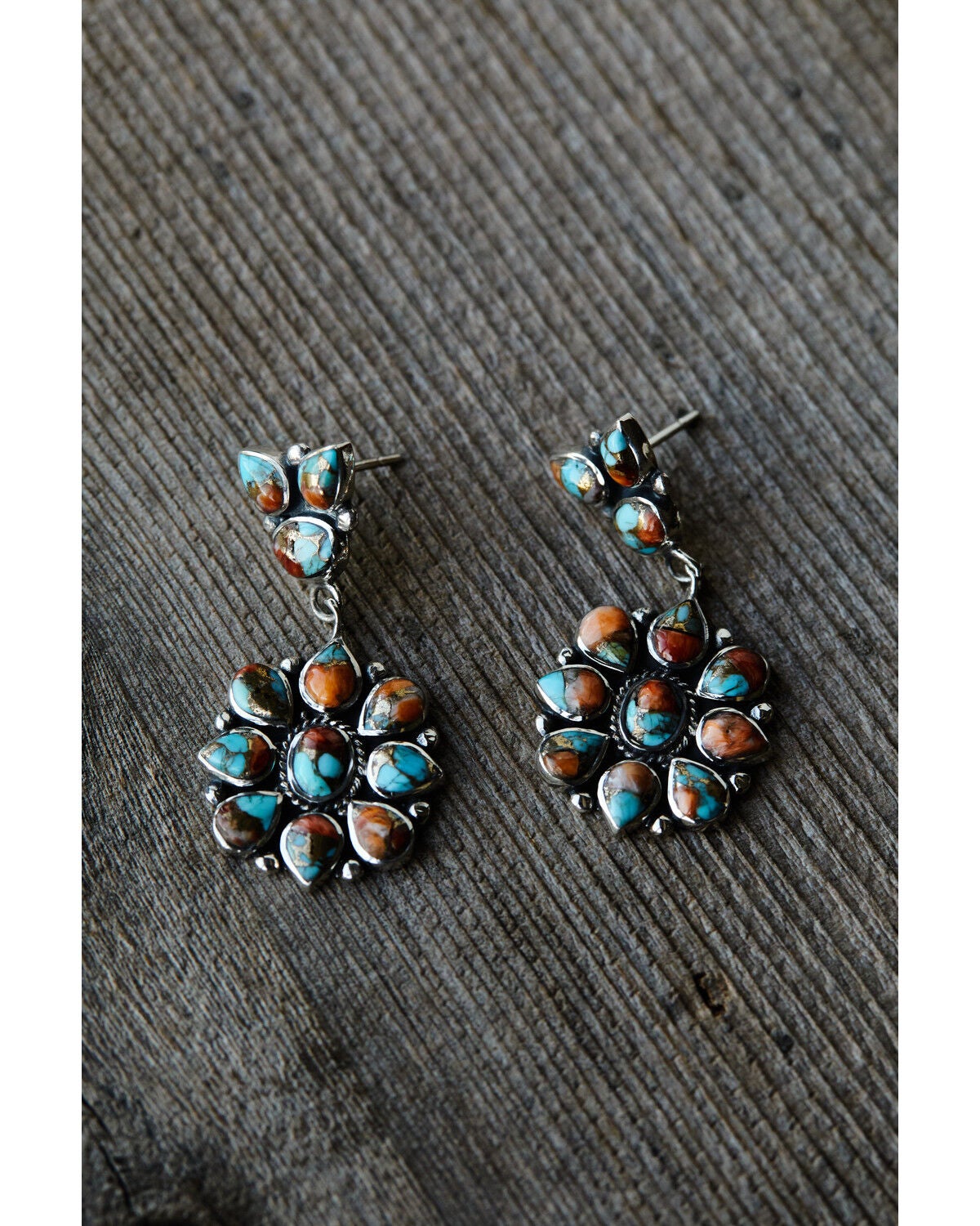 Image #2 - Paige Wallace Women's Cluster Earrings, Multi, hi-res
