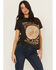Image #1 - Wrangler Retro Women's Logo Horse Short Sleeve Graphic Tee, Black, hi-res