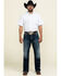 Cody James Core Men's Weekend Warrior Striped Short Sleeve Western Shirt , White, hi-res