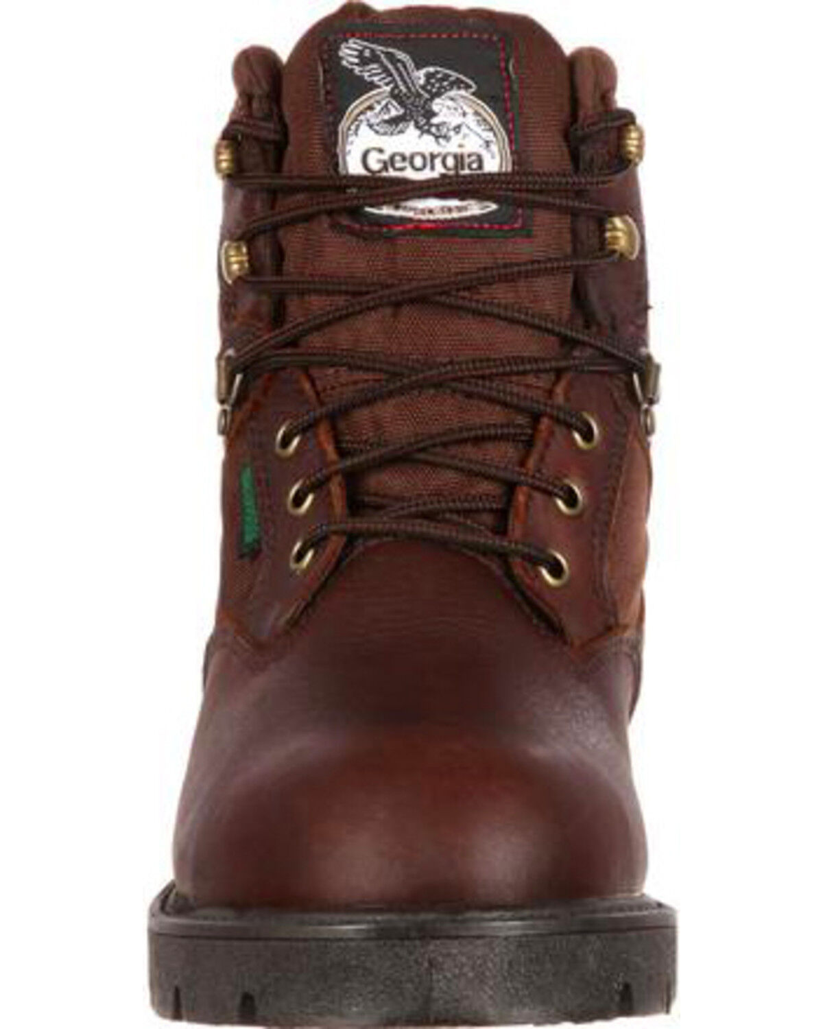 Image #4 - Georgia Men's Homeland Steel Toe Waterproof Work Boots, Brown, hi-res