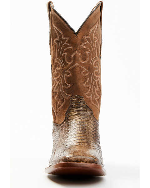 Cody James Men's Cobra Brown Exotic Western Boots - Broad Square Toe , Brown, hi-res