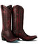 Image #1 - Lane Women's Lexington Western Boots - Snip Toe, Black Cherry, hi-res