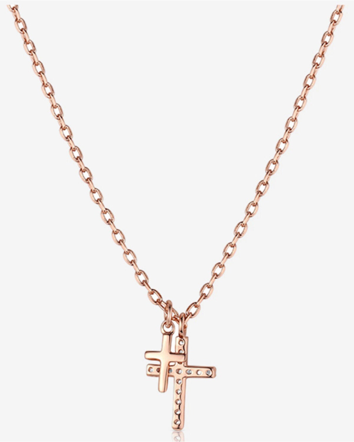 Image #2 - Montana Silversmiths Women's Doubled Down Faith Necklace, Multi, hi-res