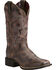 Image #1 - Ariat Women's Quickdraw Western Boots, Chocolate, hi-res