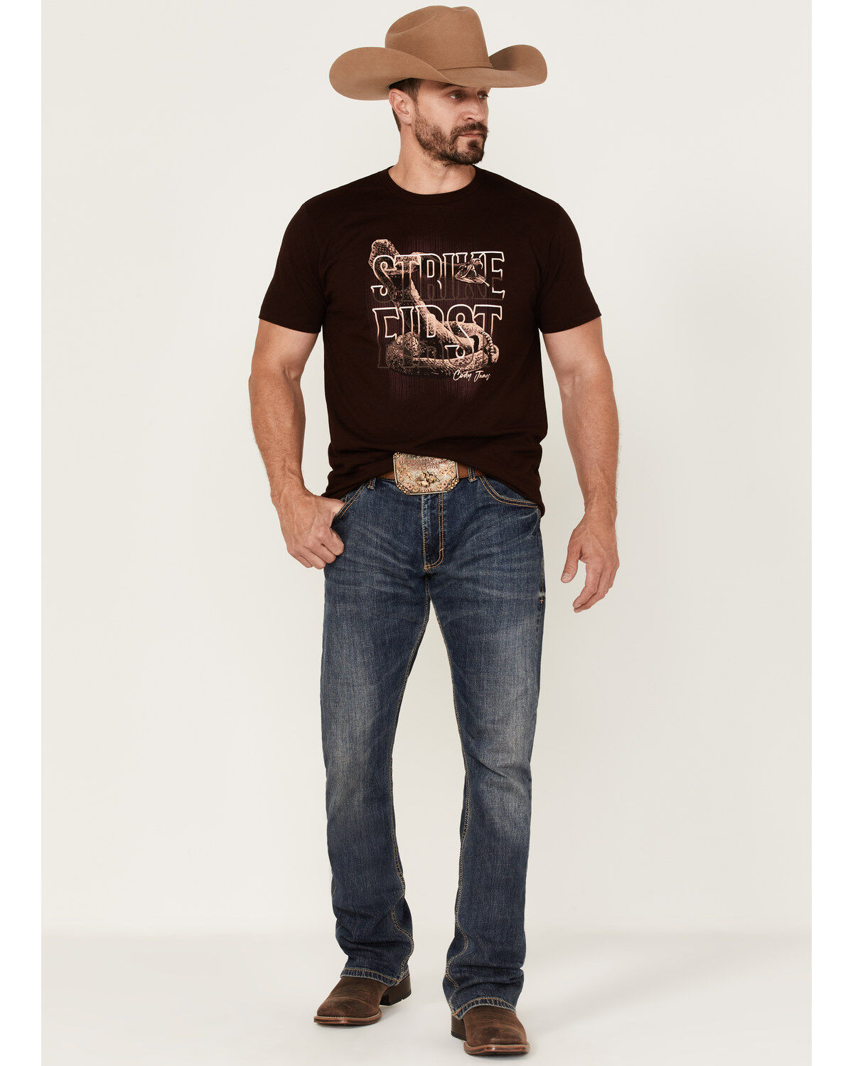 Image #2 - Cody James Men's Strike First Graphic Short Sleeve T-Shirt, , hi-res