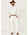 Image #1 - Wrangler Men's 13MWZ Cowboy Cut Original Fit Denim Jeans, White, hi-res
