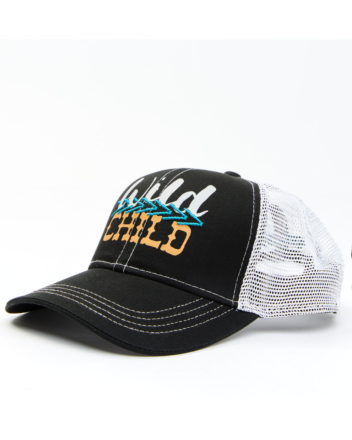 Image #1 - Shyanne Women's Wild Child Embroidered Mesh-Back Ball Cap , Black, hi-res