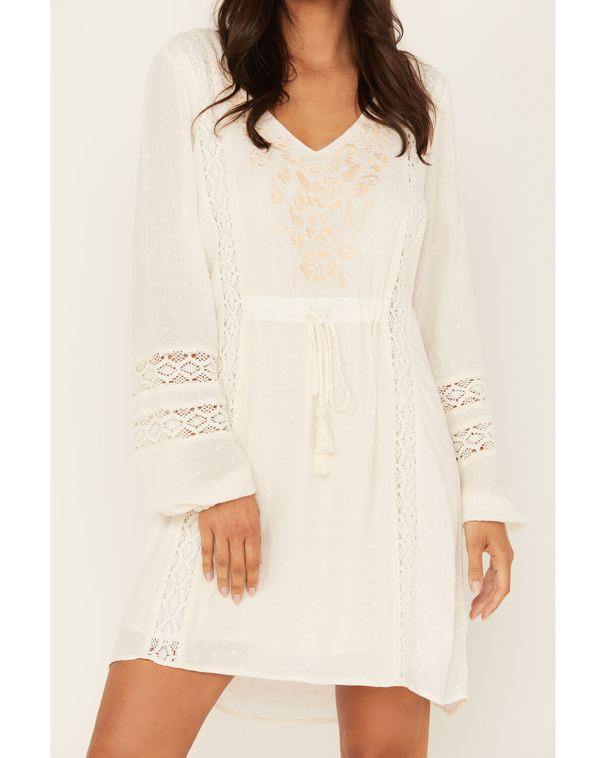 Image #2 - Idyllwind Women's Jessie Western Romance Update Mini Dress, Ivory, hi-res