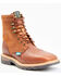 Image #2 - Twisted X Men's Lite Waterproof Work Shoes, Oiled Rust, hi-res