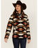Image #1 - Wrangler Women's Southwestern Print 1/2 Zip Sherpa Fleece Pullover, , hi-res