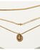 Image #2 - Shyanne Women's Saint Mary Layered Necklace, Gold, hi-res