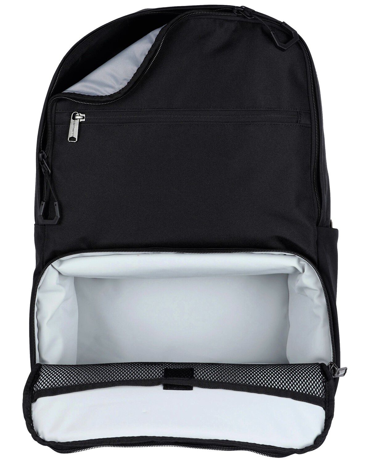 Image #1 - Carhartt Insulated Two Compartment Cooler Backpack, Black, hi-res