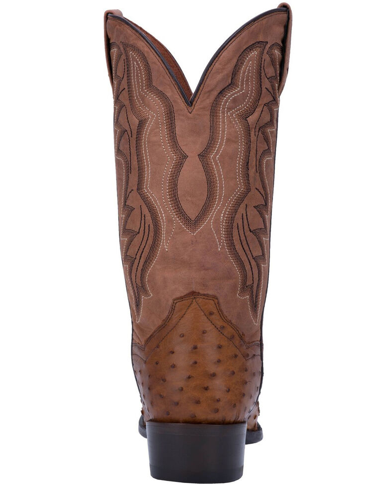 Dan Post Men's Full Quill Ostrich Tempe Western Boots | Boot Barn