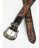 Image #2 - Myra Bag Women's Polychrome Southwestern Hand-Tooled Leather Belt, Brown, hi-res