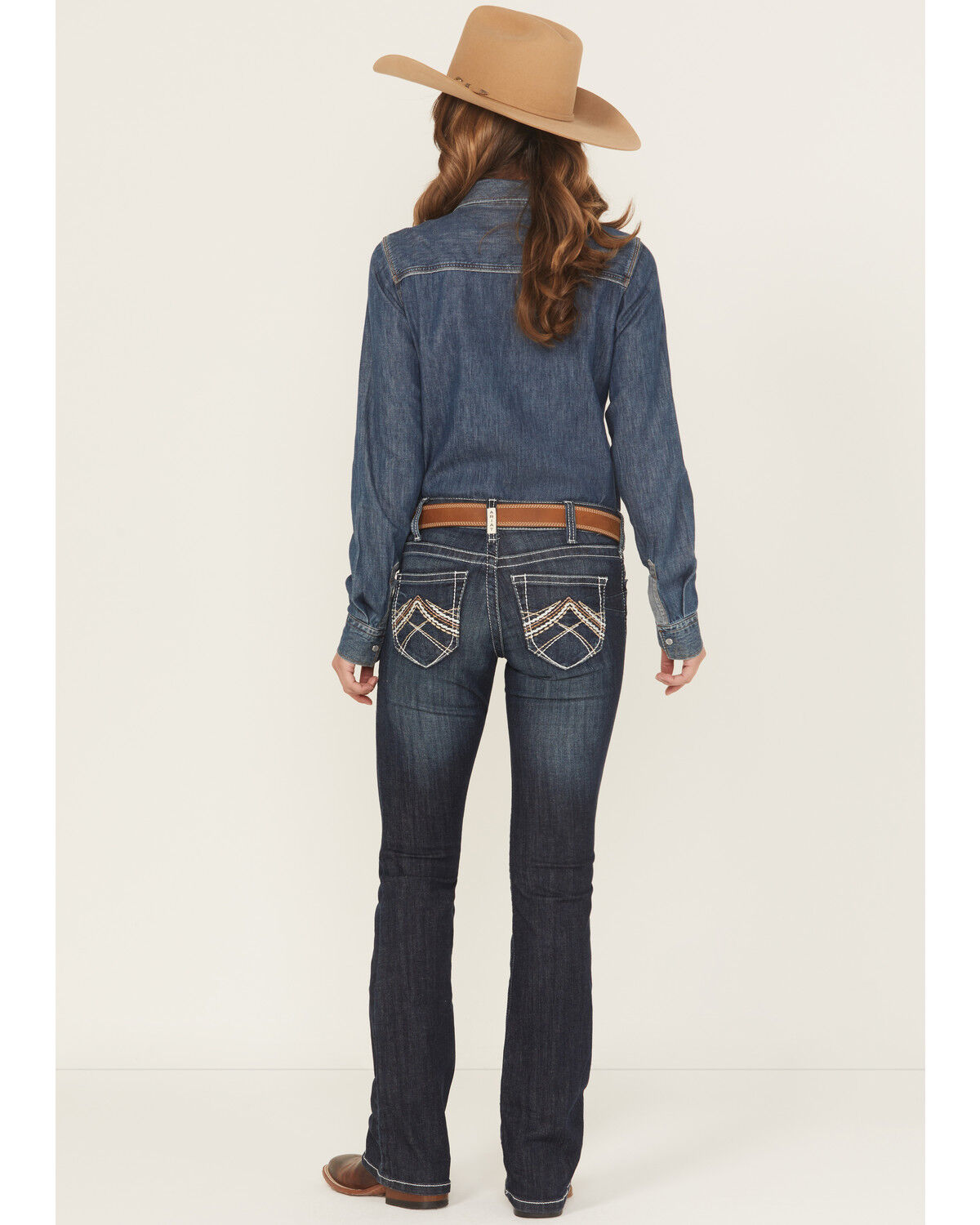 Product Name:  Ariat Women's Rosy Whipstitch Boot Cut Jeans