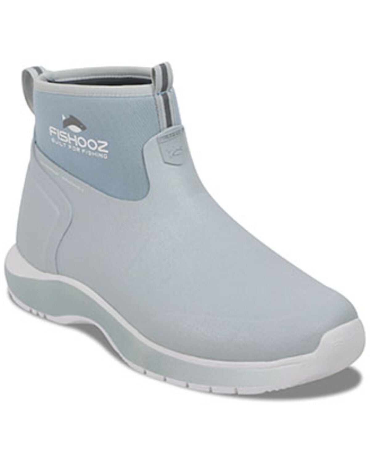 Dryshod Men's Dryrun Ankle Rubber Boots - Soft Toe, White, hi-res
