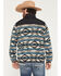 Image #4 - Ariat Men's Basis Southwest 1/4 Zip-Up Fleece Pullover - Big, Teal, hi-res