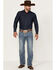 Image #3 - Rock & Roll Denim Men's Pistol Light Wash Regular Straight Jeans, Light Wash, hi-res