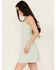 Image #2 - Originality Women's Tie Back Mini Dress, Sage, hi-res