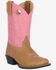 Image #1 - Smoky Mountain Girls' Mesa Western Boots - Broad Square Toe, Pink, hi-res