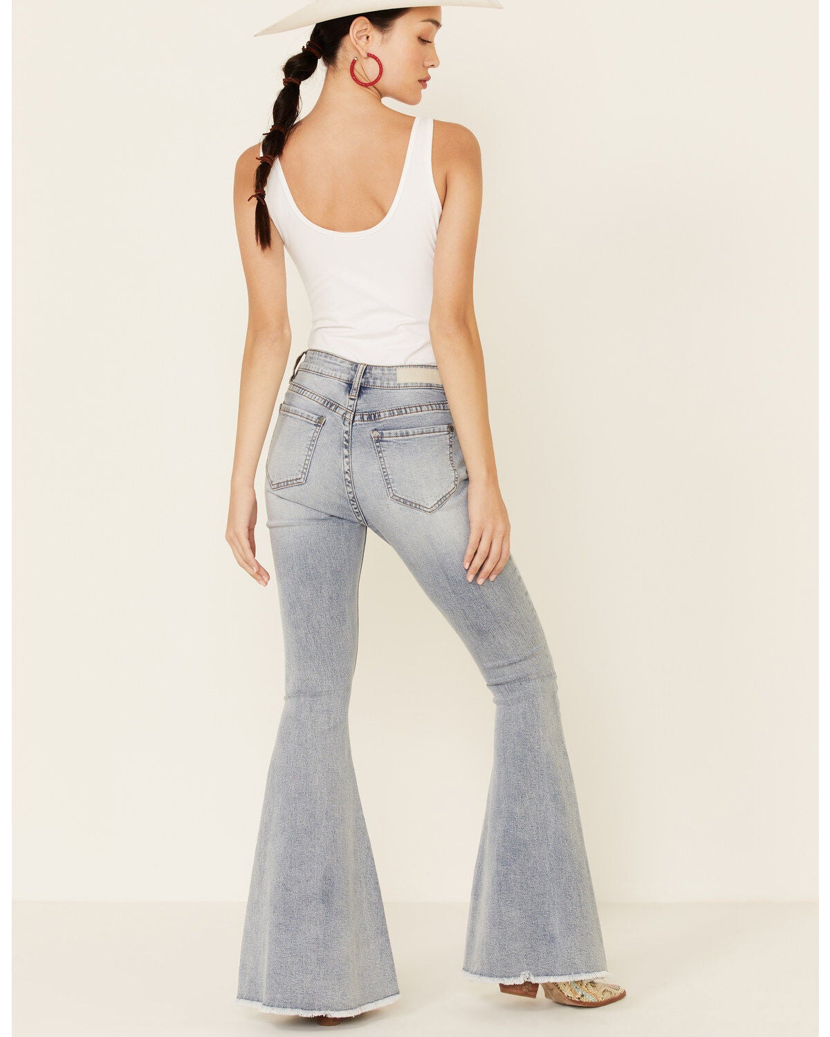 Frayed Hem Bell Bottom Jeans | Boot Barn