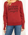 Image #4 - Shyanne Women's Rust Cowgirl Sweatshirt , , hi-res