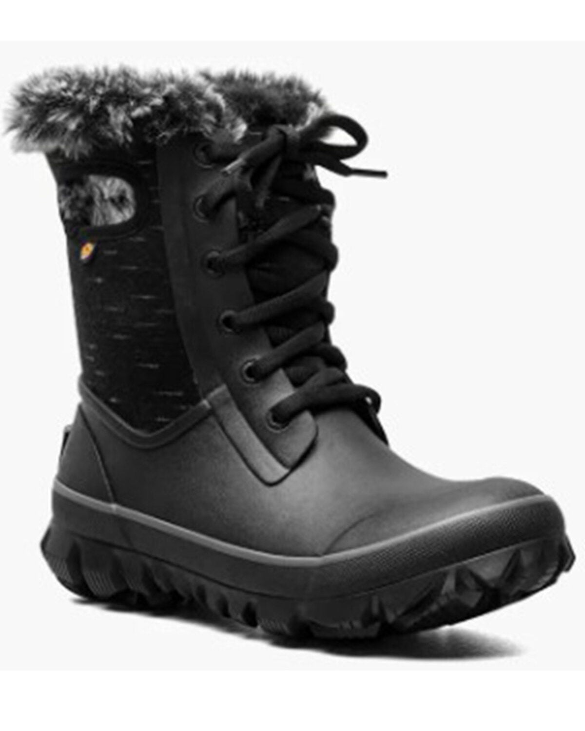 Bogs Women's Arcata Dash Winter Boots - Round Toe, Black, hi-res