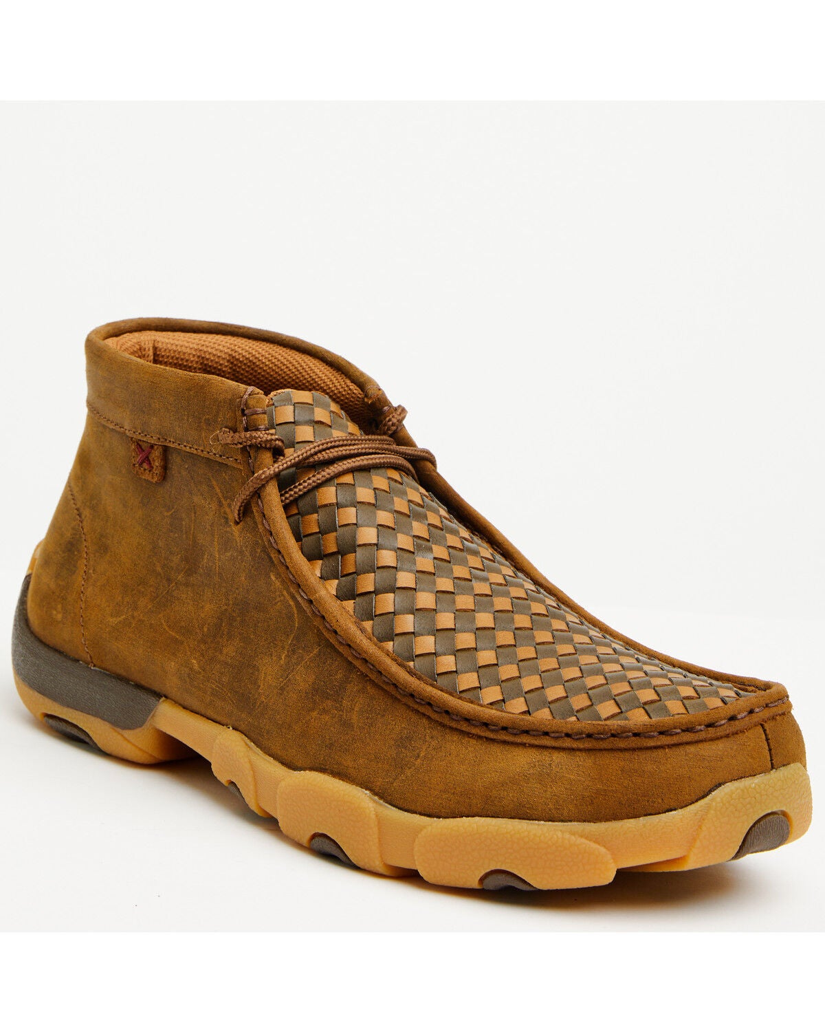 Twisted X Men's Chukka Driving Mocs, Tan, hi-res