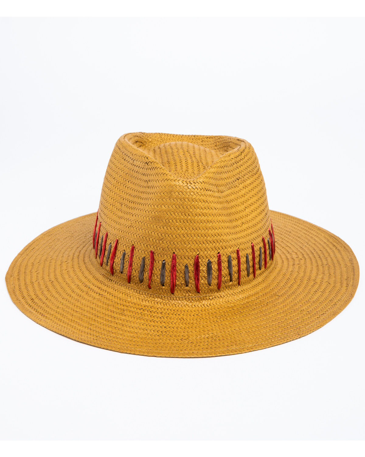 Image #5 - Nikki Beach Women's Raine Straw Fedora, Brown, hi-res