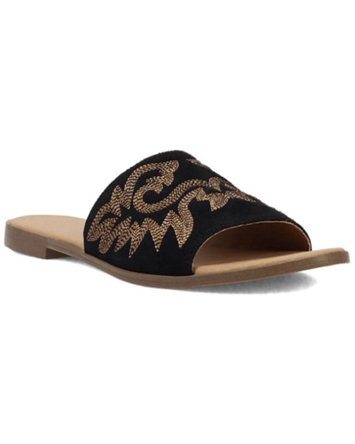 Dingo Women's Lasso Sandals, Black, hi-res
