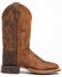 Cody James Boys' Full-Grain Leather Western Boots - Square Toe, Brown, hi-res