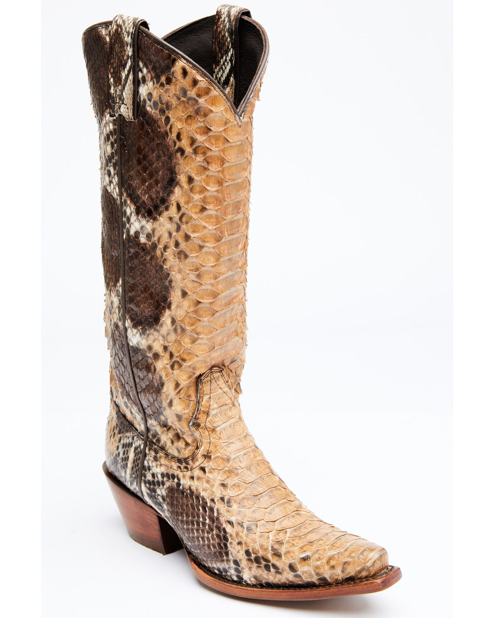 Women's snakeskin western on sale boots