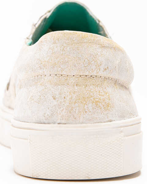 Image #5 - Corral Women's Embroidered Glitter Inlay Sneakers, White, hi-res