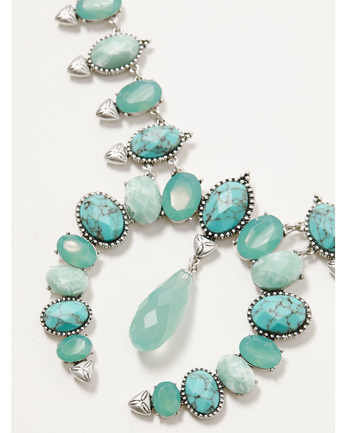 Image #3 - Lainey Wilson Women's Blue Moonshine Squash Blossom Statement Necklace, Silver, hi-res