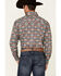 Rough Stock By Panhandle Men's Taupe Southwestern Print Long Sleeve Snap Western Shirt , Taupe, hi-res