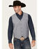 Image #1 - Cody James Men's St Louis Herringbone Vest, Dark Blue, hi-res