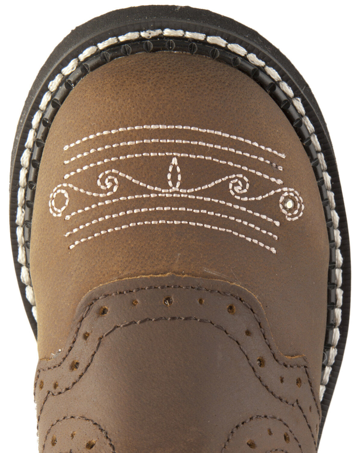 Image #7 - Justin Girls' Gypsy Light Up Cross Embroidered Western Boots, , hi-res