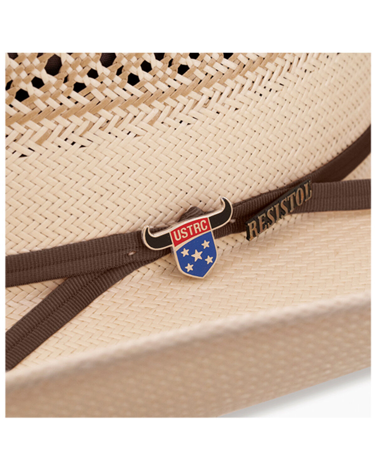 USTRC Resistol WildFire 10X Straw Cowboy Hat