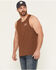 Image #3 - Brixton Men's Woodburn Logo Graphic Muscle Tank, Blue, hi-res